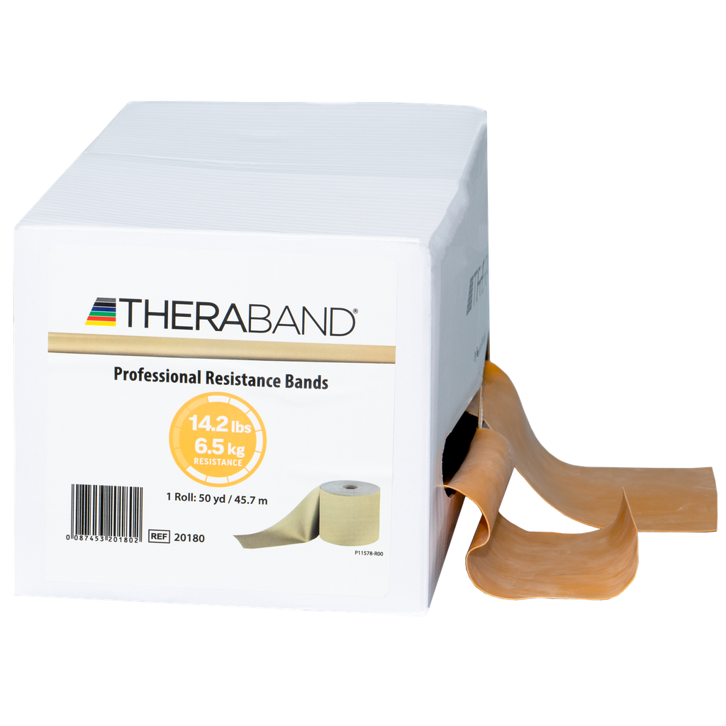 Thera-Band 45 m max. zwaar - goud