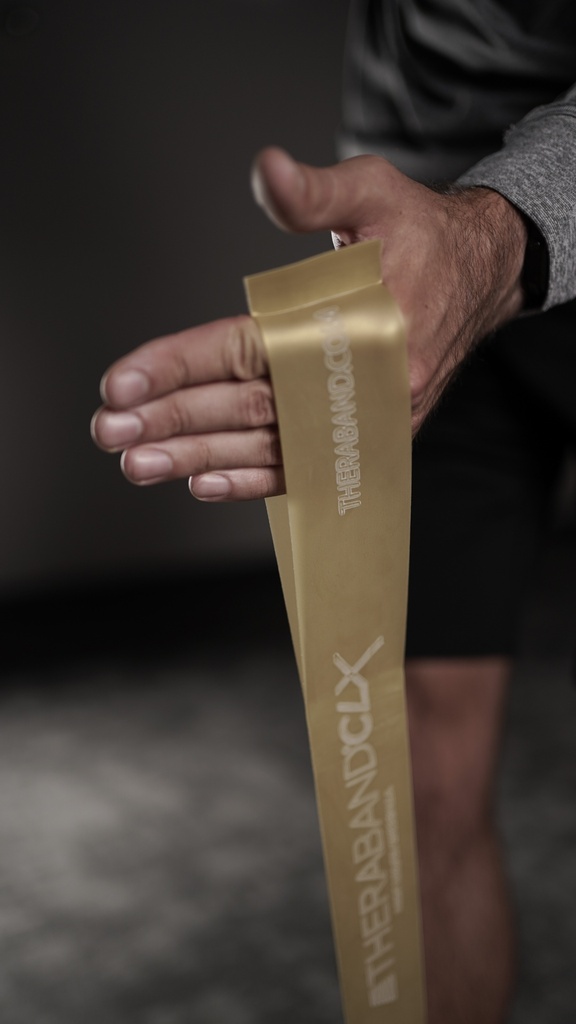 TheraBand CLX 22m Dispenser - max zwaar goud