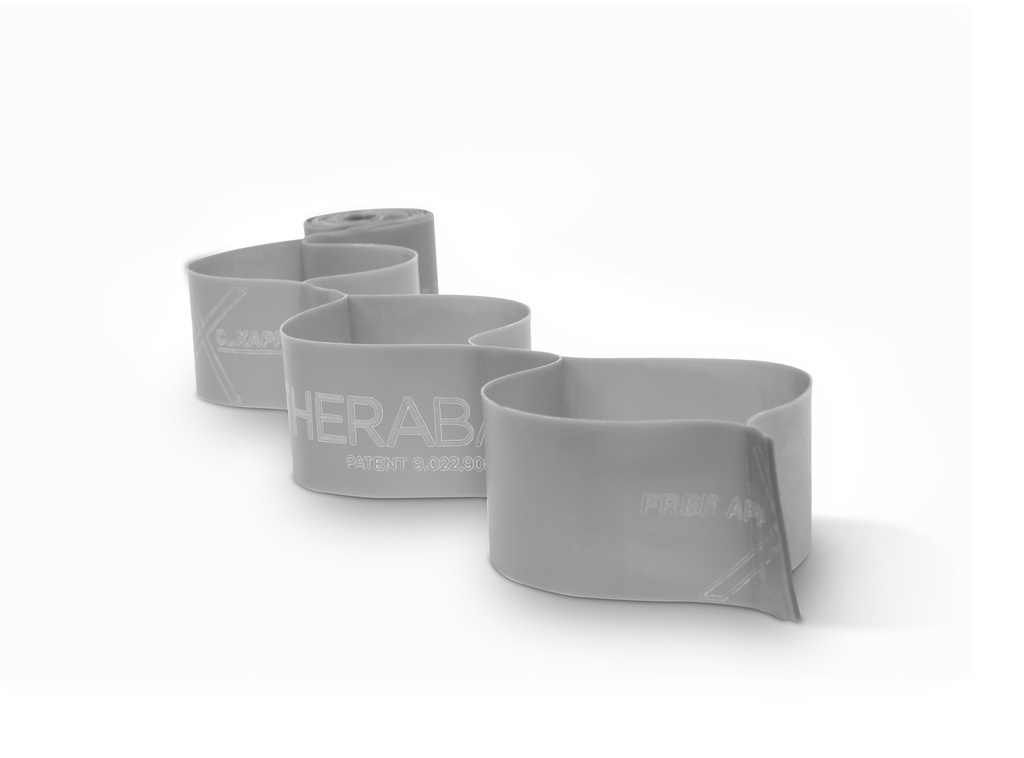 TheraBand CLX 22m Dispenser - super zwaar zilver
