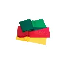 Theraband set banden 1,5 m licht - geel, rood, groen   