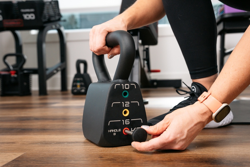 PowerBlock® Kettlebell licht verstelbaar