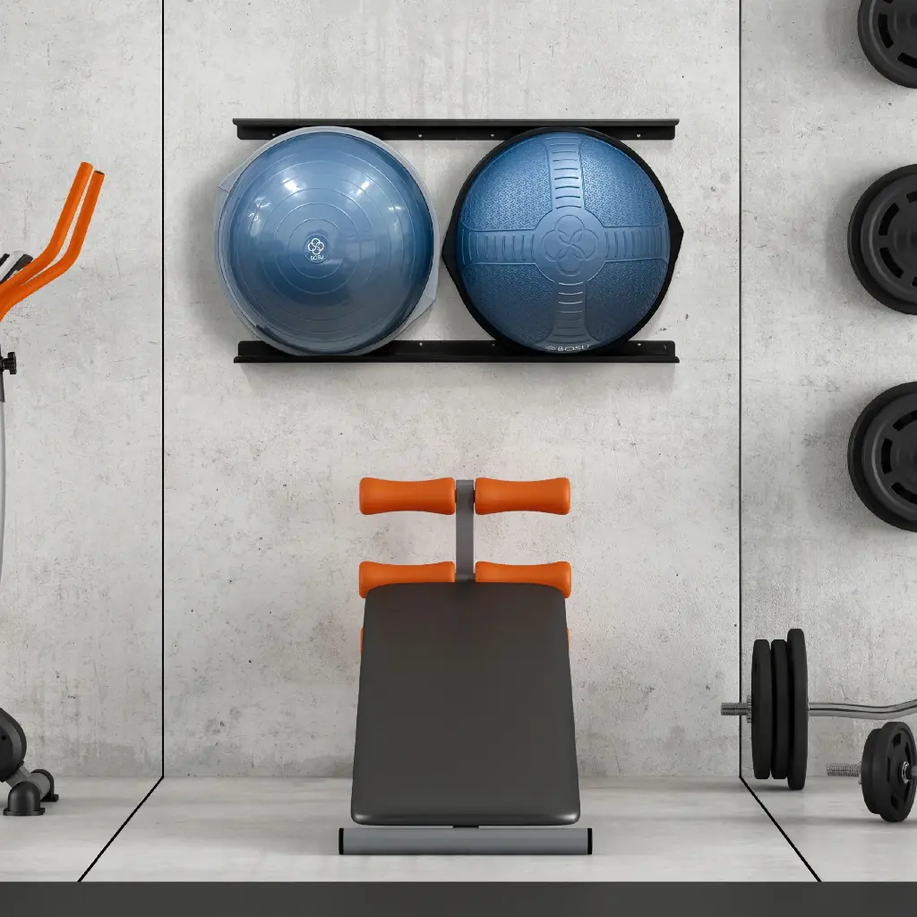 BOSU® dual BT wall mount commercial storage system 