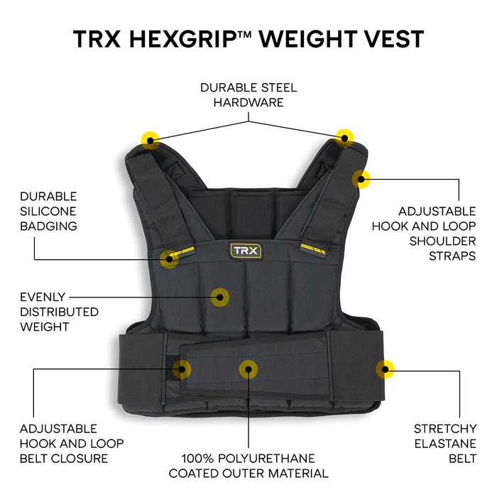 trx hexgrip vest