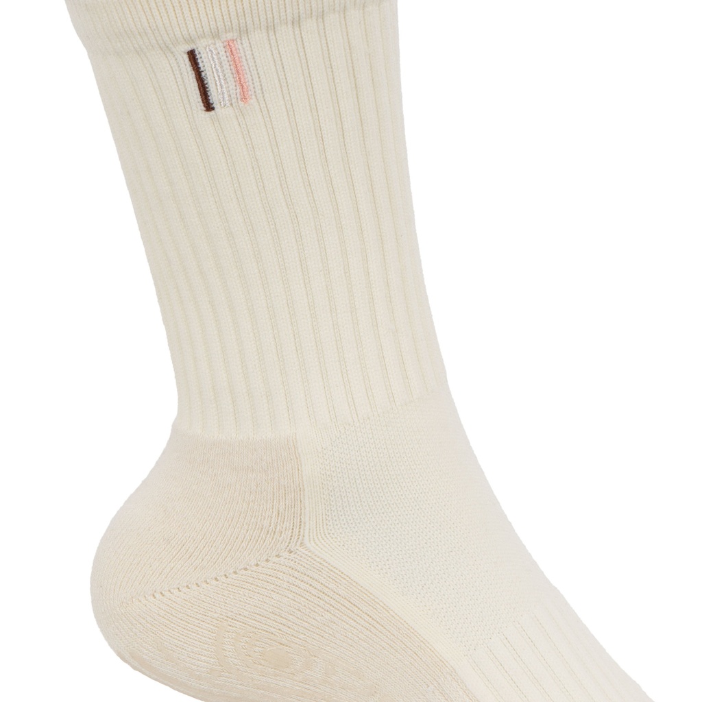 BAHE STUDIO GRIPPY CREW SOCKS COCONUT