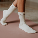 BAHE STUDIO GRIPPY CREW SOCKS COCONUT