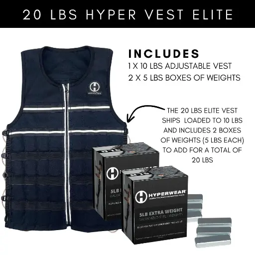 [511011+511080+511080] Hyper Vest Elite M met 2 boosterpacks