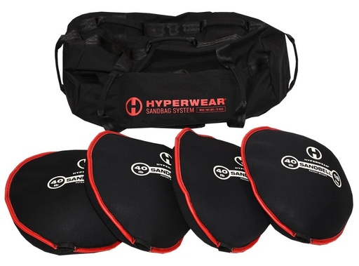 [512861] SANDBAG Large 160 lb, gevuld met 4 x 18 kg Sandbells