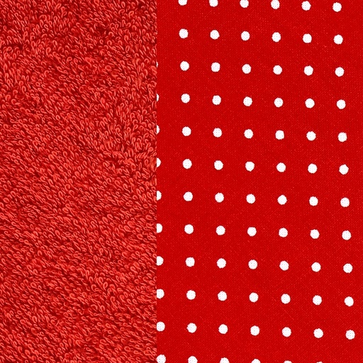 [058711] Form Fix XL Hoes - Rood/Polkadot