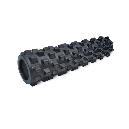 [RU-MX227] RumbleRoller 22" Mid Size Xtra Firm Black Textured Foam Roller